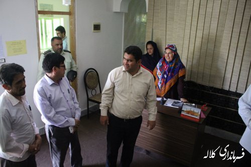 دیدار بخشدار پیشکمر با رئیس و کارکنان بهزیستی شهرفراغی