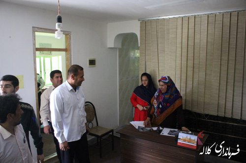 دیدار بخشدار پیشکمر با رئیس و کارکنان بهزیستی شهرفراغی