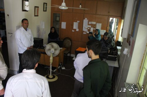دیدار بخشدار پیشکمر با رئیس و کارکنان بهزیستی شهرفراغی