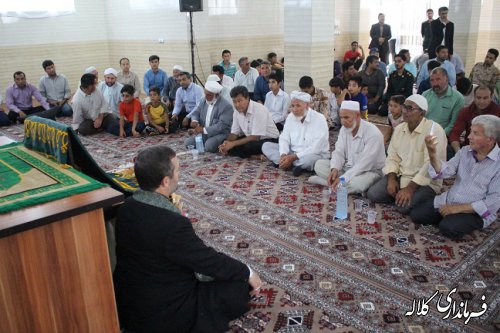برگزرای مراسم استقبال از خدام رضوی در بخش پیشکمر
