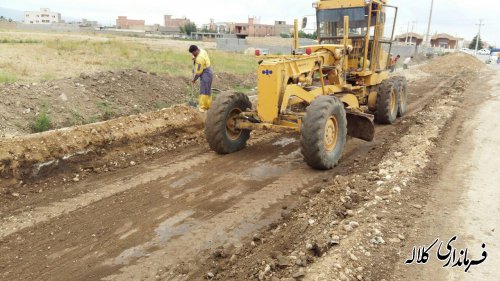 بازدید فرماندار کلاله از مناطق بحرانی سطح شهرستان.