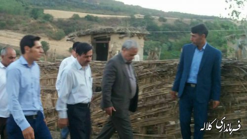 بازدید از مناطق محروم شهرستان کلاله 