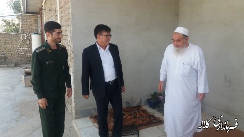 حضور بخشدارپیشکمر در نماز جمعه عزیزآباد به مناسبت هفته دولت