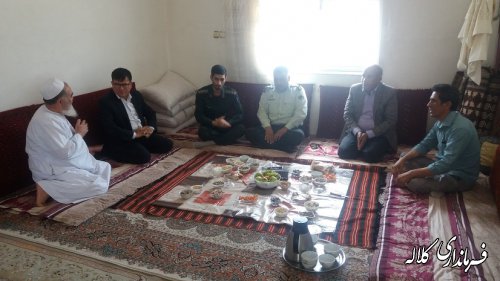 حضور بخشدارپیشکمر در نماز جمعه عزیزآباد به مناسبت هفته دولت