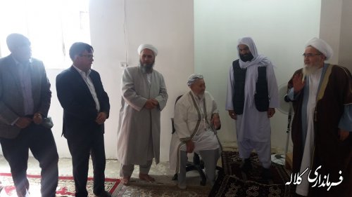 حضور بخشدارپیشکمر در نماز جمعه عزیزآباد به مناسبت هفته دولت