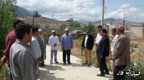 افتتاح فاز ۷ پوششی اداره مخابرات کلاله در روستای قودنه سفلی بخش پیشکمر