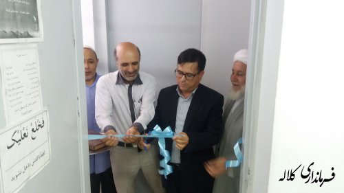 افتتاح فاز ۷ پوششی اداره مخابرات کلاله در روستای قودنه سفلی بخش پیشکمر