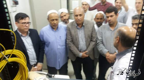 افتتاح فاز ۷ پوششی اداره مخابرات کلاله در روستای قودنه سفلی بخش پیشکمر