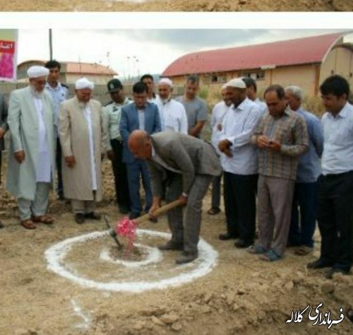 با حضور بخشدار پیشکمر مراسم کلنگ زنی احداث پارک محله جوانان شهرفراغی برگزار شد