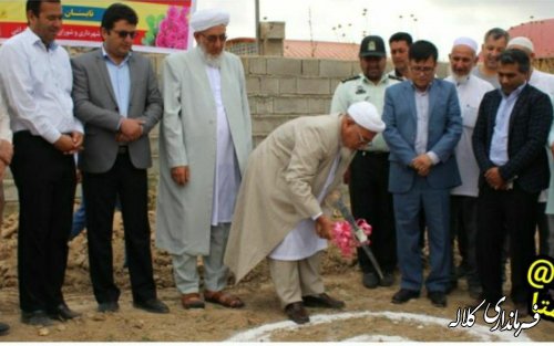 با حضور بخشدار پیشکمر مراسم کلنگ زنی احداث پارک محله جوانان شهرفراغی برگزار شد