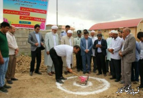 با حضور بخشدار پیشکمر مراسم کلنگ زنی احداث پارک محله جوانان شهرفراغی برگزار شد