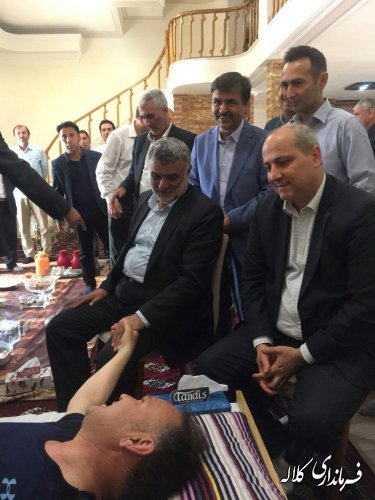 عیادت وزیرجهادکشاورزی و استاندارگلستان با مهندس غراوی نماینده شرق استان