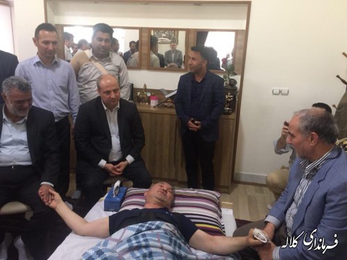عیادت وزیرجهادکشاورزی و استاندارگلستان با مهندس غراوی نماینده شرق استان