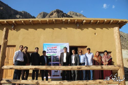 بازدید بخشدار پیشکمر از اقامتگاه بوم گردی حافظ روستای زاو بالا 