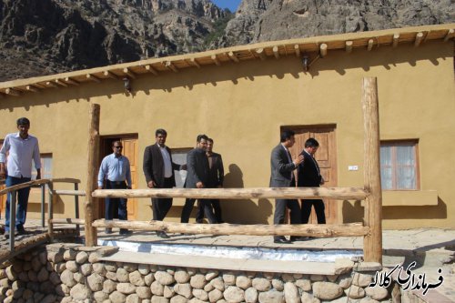 بازدید بخشدار پیشکمر از اقامتگاه بوم گردی حافظ روستای زاو بالا 