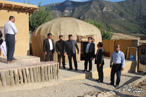 بازدید بخشدار پیشکمر از اقامتگاه بوم گردی حافظ روستای زاو بالا 