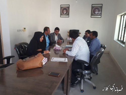 نشست مشترک بخشدار پیشکمر با شهردار و اعضای شورای اسلامی شهرفراغی