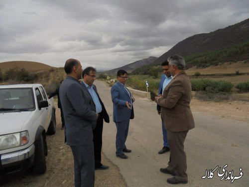 بازدید بخشدار پیشکمر بهمراه معاون فرماندار از برخی روستاهای بخش پیشکمر