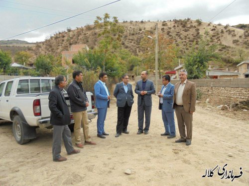 بازدید بخشدار پیشکمر بهمراه معاون فرماندار از برخی روستاهای بخش پیشکمر