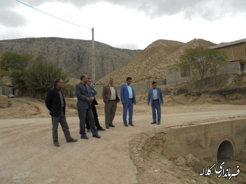 بازدید بخشدار پیشکمر بهمراه معاون فرماندار از برخی روستاهای بخش پیشکمر