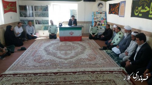 مراسم تکریم و معارفه فرمانده نیروی انتظامی بخش پیشکمر برگزار شد