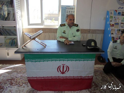 مراسم تکریم و معارفه فرمانده نیروی انتظامی بخش پیشکمر برگزار شد