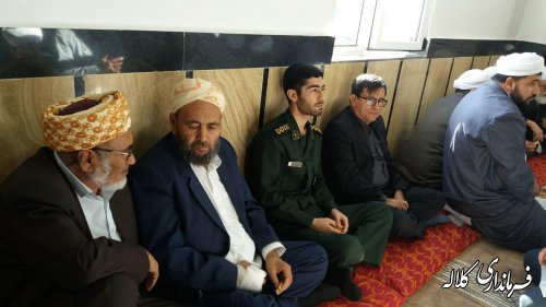حضور بخشدارپیشکمر در مراسم مولودی خوانی روستای عزیزآباد
