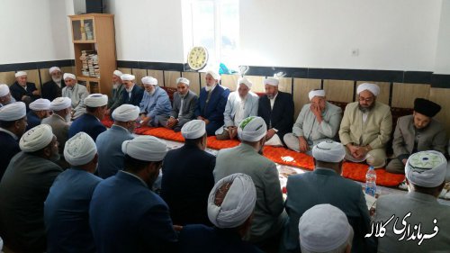 حضور بخشدارپیشکمر در مراسم مولودی خوانی روستای عزیزآباد