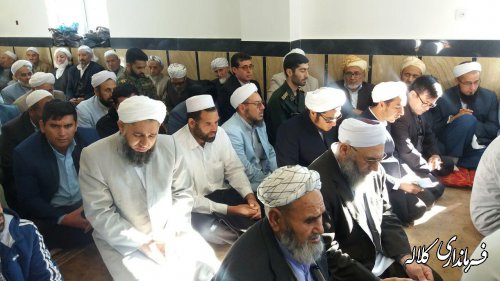 حضور بخشدارپیشکمر در مراسم مولودی خوانی روستای عزیزآباد