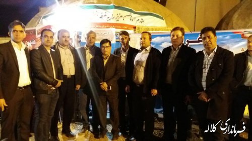 غرفه بخش پیشکمر در جشنواره بین المللی فرهنگ و اقوام گنبد