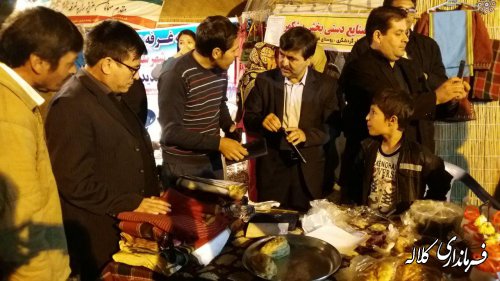 غرفه بخش پیشکمر در جشنواره بین المللی فرهنگ و اقوام گنبد