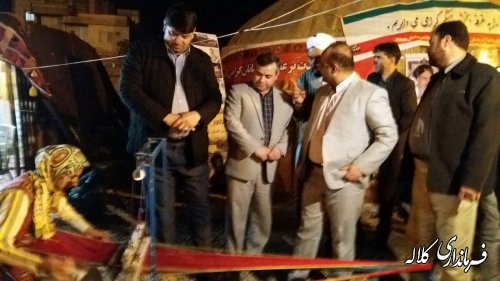 غرفه بخش پیشکمر در جشنواره بین المللی فرهنگ و اقوام گنبد