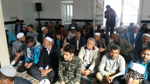 حضور بخشدار پیشکمر در مراسم مولود خوانی شهرفراغی