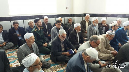 حضور بخشدار پیشکمر در مراسم مولود خوانی شهرفراغی