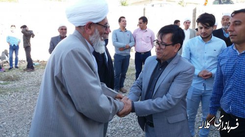حضور بخشدار پیشکمر در مراسم مولود خوانی شهرفراغی
