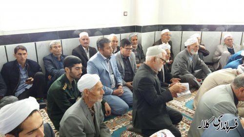 حضور بخشدار پیشکمر در مراسم مولود خوانی شهرفراغی