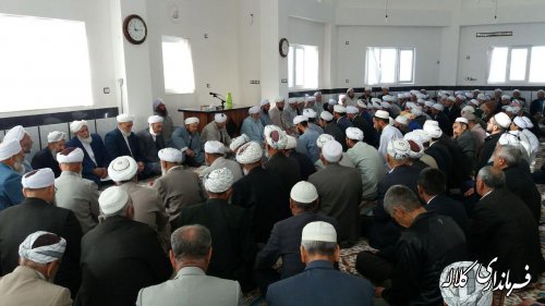 حضور بخشدار پیشکمر در مراسم مولود خوانی شهرفراغی