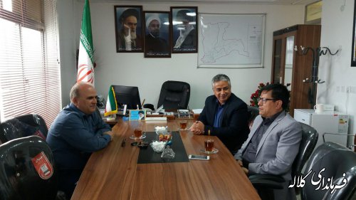 نشست بخشدار پیشکمر با رئیس اداره راهداری کلاله