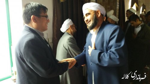 حضور بخشدار پیشکمر در مراسم مولودی خوانی روستاهای یل چشمه سفلی و جدید