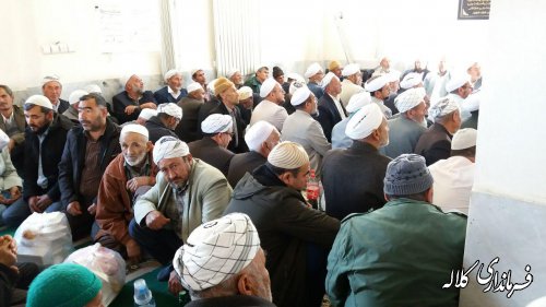 حضور بخشدار پیشکمر در مراسم مولودی خوانی روستاهای یل چشمه سفلی و جدید