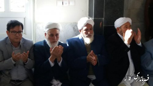 حضور بخشدار پیشکمر در مراسم مولودی خوانی روستاهای یل چشمه سفلی و جدید