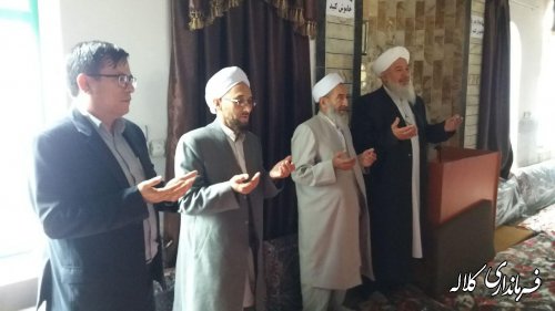 حضور بخشدار پیشکمر در مراسم مولودی خوانی روستاهای یل چشمه سفلی و جدید