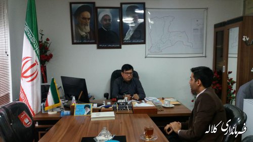 نشست بخشدار پیشکمر با نماینده بیمه برکت