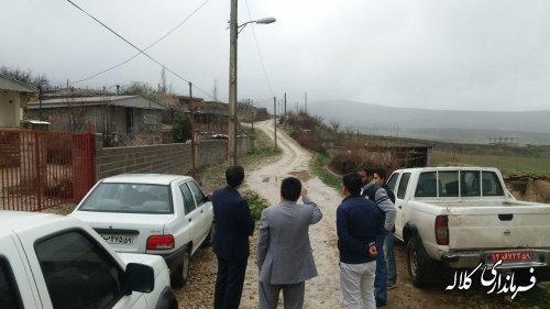 بازدید بخشدار پیشکمر از روستاهای بخش پیشکمر