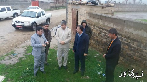 بازدید بخشدار پیشکمر از روستاهای بخش پیشکمر
