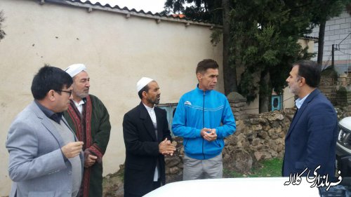 بازدید بخشدار پیشکمر از روستاهای بخش پیشکمر
