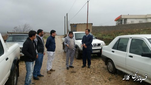 بازدید بخشدار پیشکمر از روستاهای بخش پیشکمر