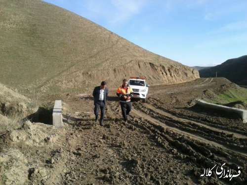 بازدید فرماندار کلاله از جاده روستاهای چالجه و قویجق شهرستان