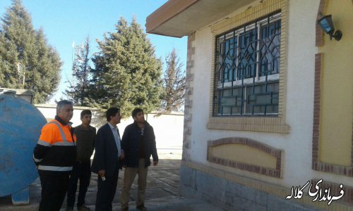 فرماندار کلاله از فروچاله ها در روستای یلی بدرق بازدید کرد