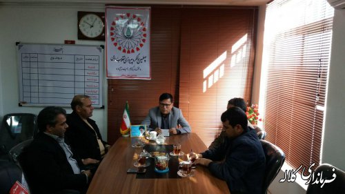 نشست بخشدار پیشکمر با پرسنل بخشداری